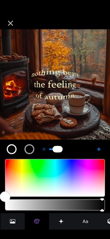 Overlayr editing app screen